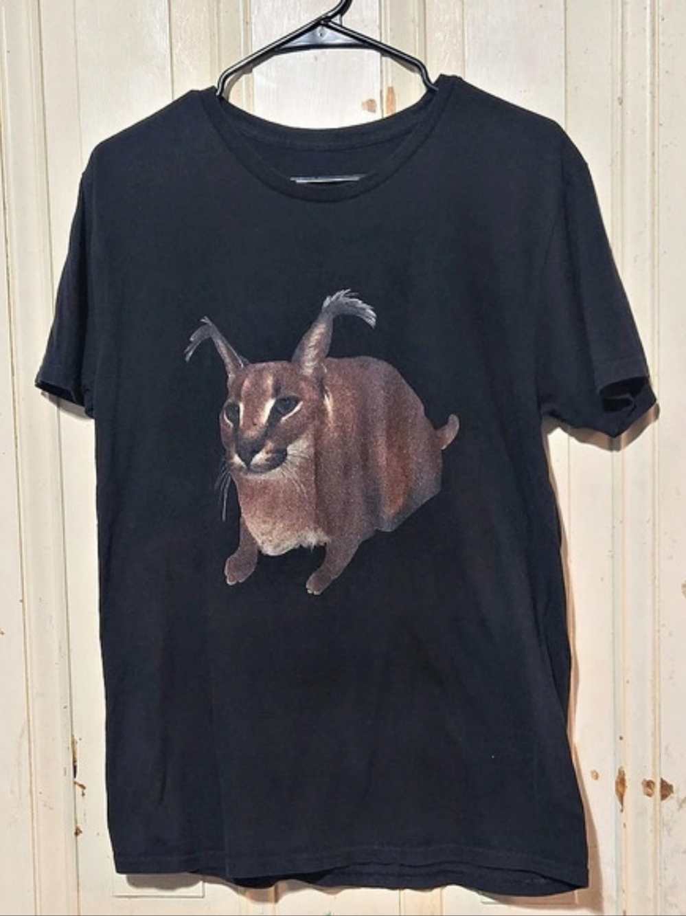 Gildan Graphic Short Sleeve Tee in Black & Brown Medium